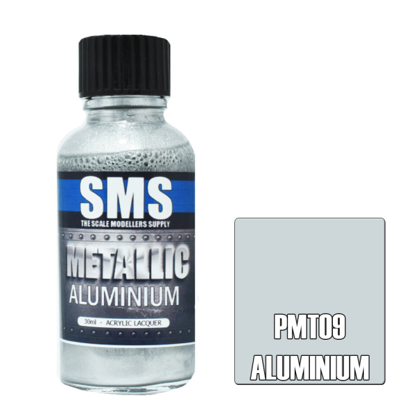 The Scale Modellers Supply (SMS) Metallic ALUMINIUM 30ml | 707959821525