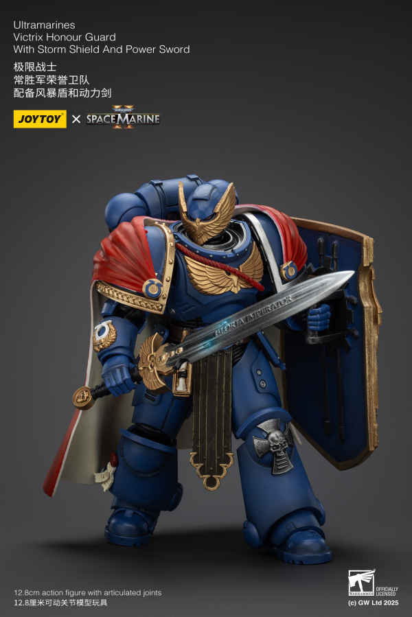 JOYTOY Ultramarines Victrix Honour Guard with Storm Shield And Power Sword | 6927054401345