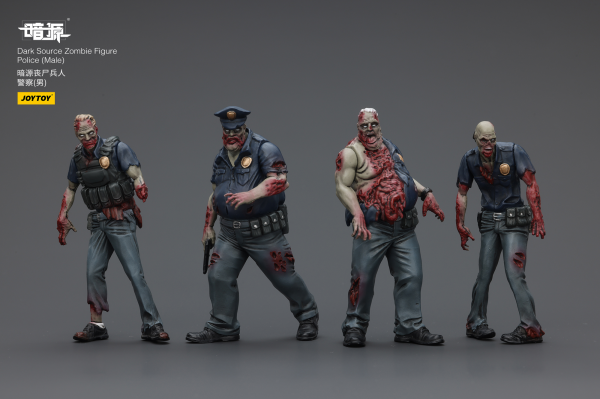 JOYTOY Dark Source Zombie Fiqure Police (Male)(6927054401635)