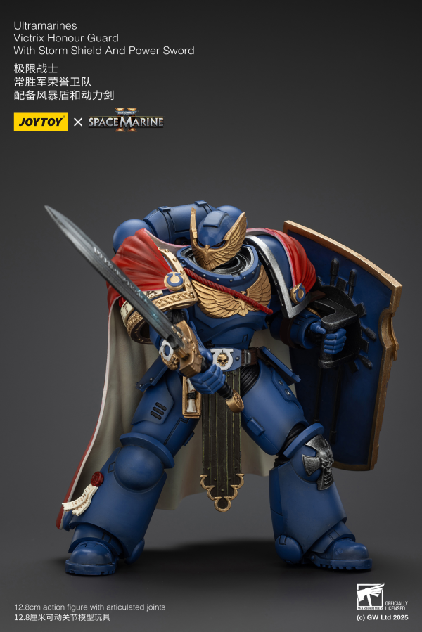JOYTOY Ultramarines Victrix Honour Guard with Storm Shield And Power Sword | 6927054401345