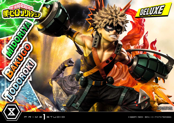 Prime 1 Studio Ultimate Premium Masterline My Hero Academia Midoriya, Bakugo & Todoroki Deluxe Version | 4582535945804