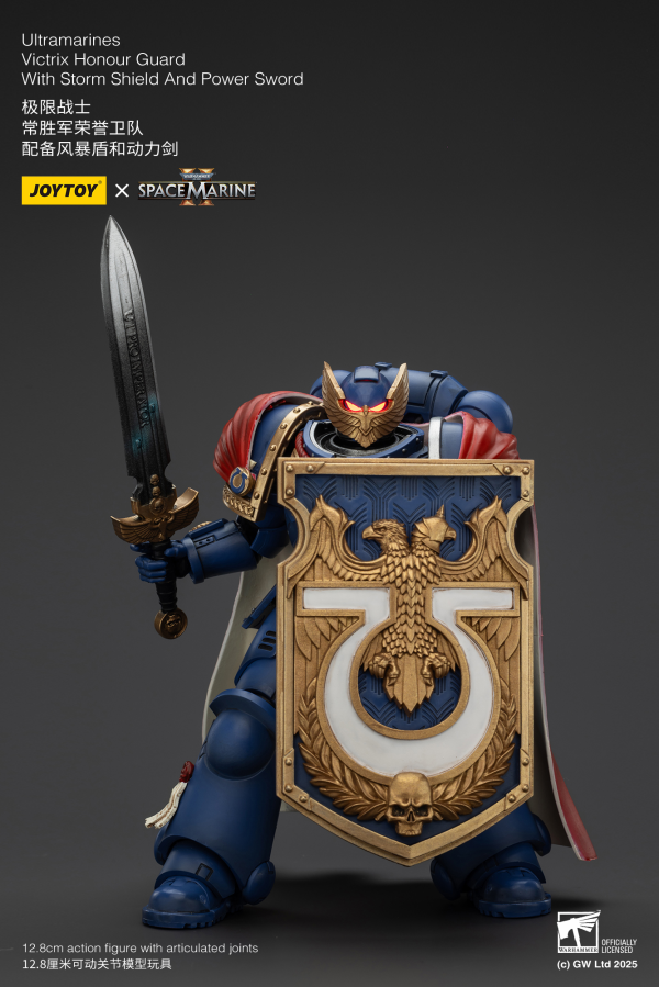 JOYTOY Ultramarines Victrix Honour Guard with Storm Shield And Power Sword | 6927054401345