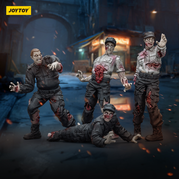 JOYTOY Dark Source Zombie Figure Security Guards | 6927054401543