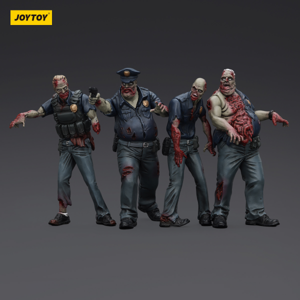 JOYTOY Dark Source Zombie Fiqure Police (Male)(6927054401635)