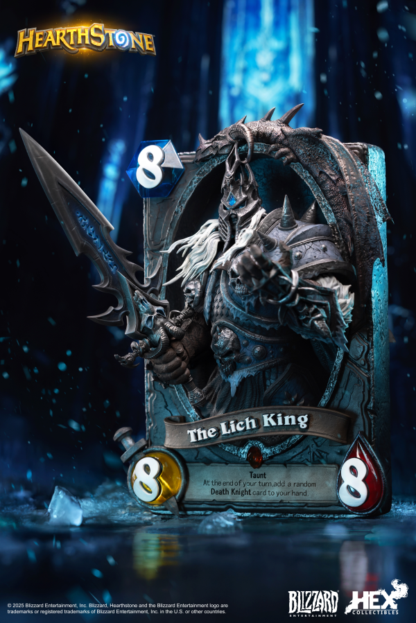HEX Collectibles Blizzard Hearthstone® The Lich King Art Statue | 6978082552349