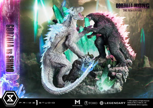 Prime 1 Studio Ultimate Diorama Masterline Godzilla x Kong: The New Empire Godzilla vs Shimo | 4582647121677