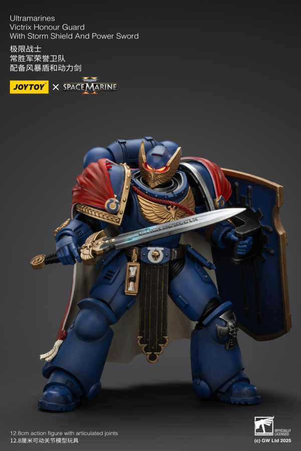 JOYTOY Ultramarines Victrix Honour Guard with Storm Shield And Power Sword | 6927054401345