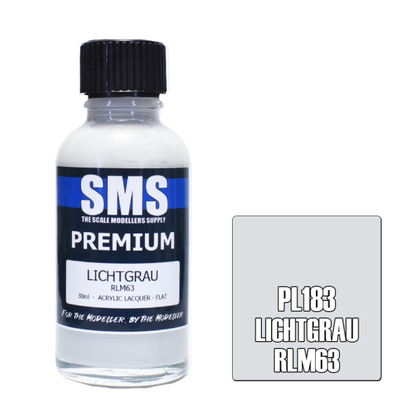 The Scale Modellers Supply (SMS) Premium LICHTGRAU RLM63 30ml | 787099995393