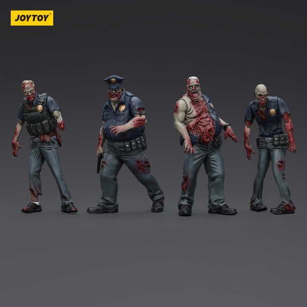 JOYTOY Dark Source Zombie Fiqure Police (Male)(6927054401635)