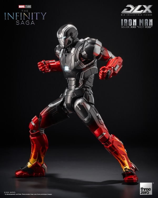 threezero Marvel Studios: The Infinity Saga DLX Iron Man Mark 22 “Hot Rod” | 4895250817104