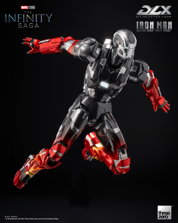 threezero Marvel Studios: The Infinity Saga DLX Iron Man Mark 22 “Hot Rod” | 4895250817104