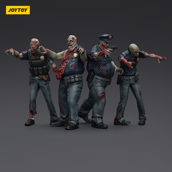 JOYTOY Dark Source Zombie Fiqure Police (Male)(6927054401635)