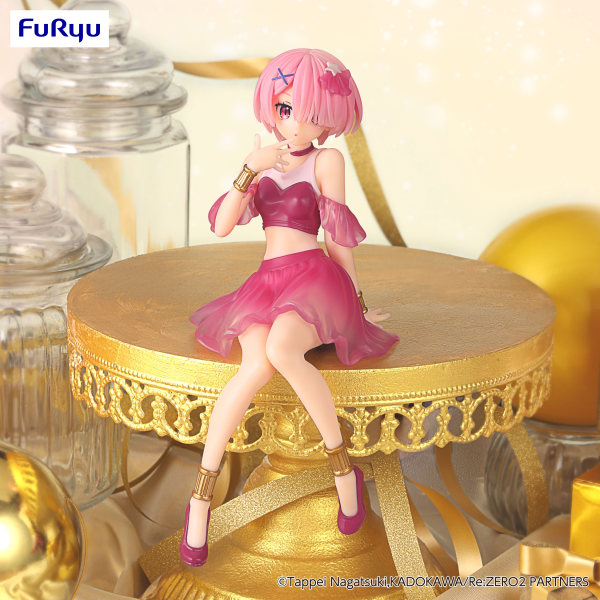 FuRyu Re:ZERO -Starting Life in Another World- Noodle Stopper Figure -Ram Twinkle Party Another Color ver.- | 4582782366896