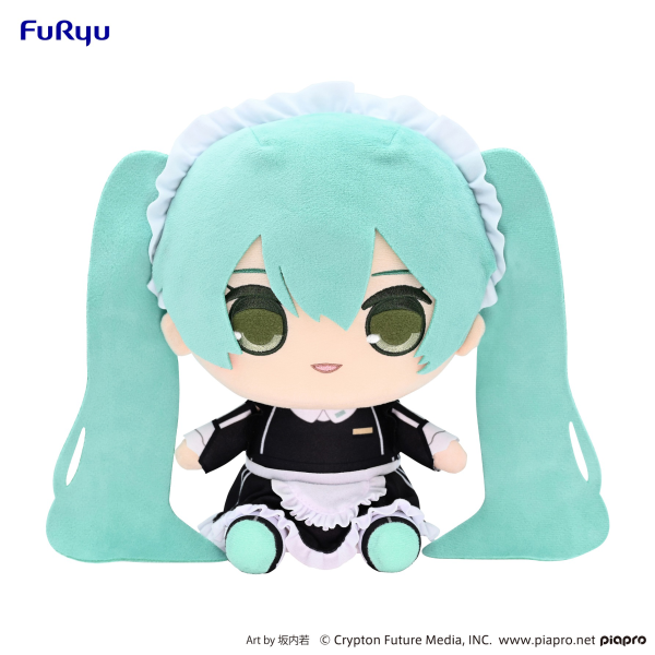 FURYU Corporation Hatsune Miku KYURUMARU Big Plush Toy -Sporty Maid- | 4582655073203