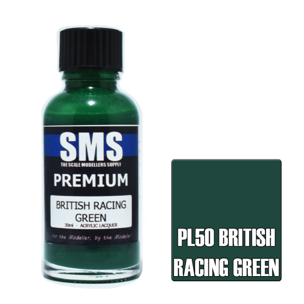 The Scale Modellers Supply (SMS) Premium BRITISH RACING GREEN 30ml | 707959821310