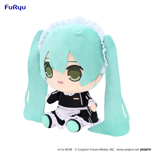 FURYU Corporation Hatsune Miku KYURUMARU Big Plush Toy -Sporty Maid- | 4582655073203