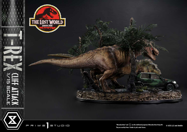 Prime 1 Studio Legacy Museum Collection The Lost World: Jurassic Park (Film) T-Rex Cliff Attack 1/15 scale | 4582647121004