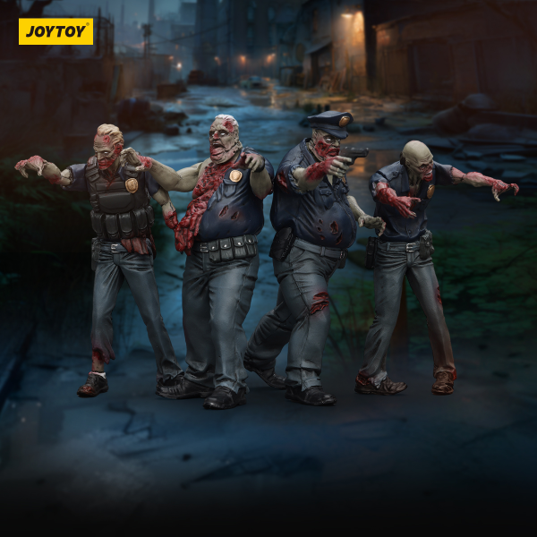 JOYTOY Dark Source Zombie Fiqure Police (Male)(6927054401635)