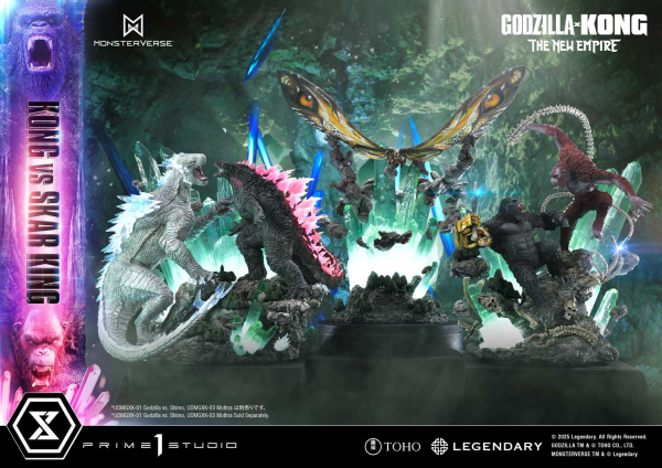 Prime 1 Studio Ultimate Diorama Masterline Godzilla x Kong: The New Empire (Film) Kong vs Skar King | 4582647121691