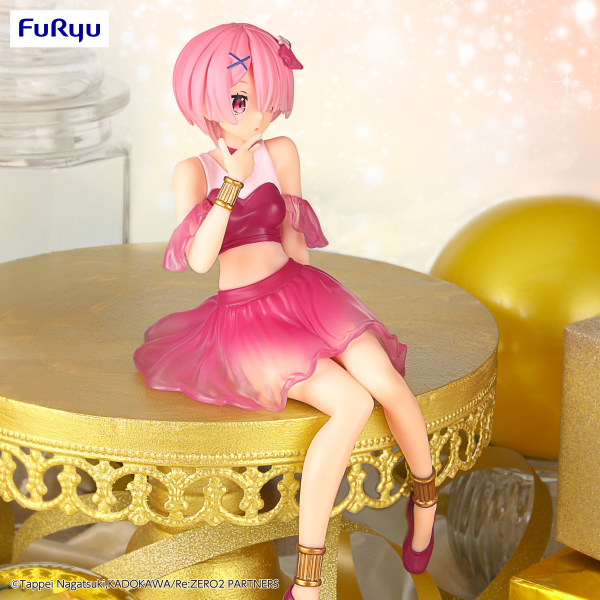 FuRyu Re:ZERO -Starting Life in Another World- Noodle Stopper Figure -Ram Twinkle Party Another Color ver.- | 4582782366896