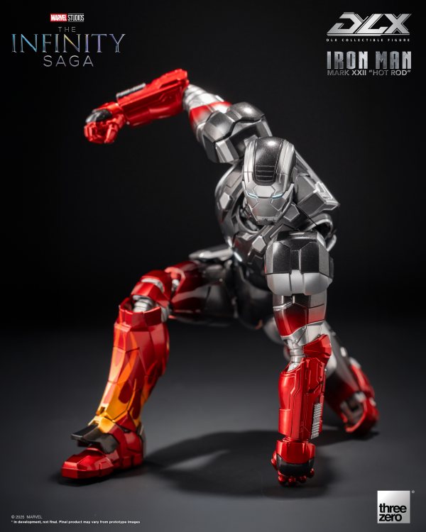 threezero Marvel Studios: The Infinity Saga DLX Iron Man Mark 22 “Hot Rod” | 4895250817104