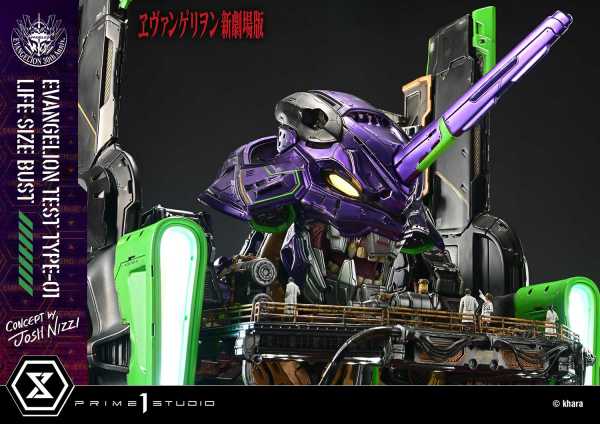 Prime 1 Studio Life Size Bust Evangelion Test Type-01 (Concept By Josh Nizzi) Bonus Version | 4582647121820