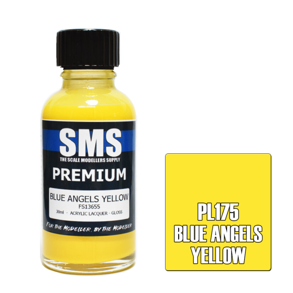 The Scale Modellers Supply (SMS) Premium BLUE ANGELS YELLOW FS13655 30ml | 787099995188