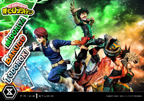 Prime 1 Studio Ultimate Premium Masterline My Hero Academia Midoriya, Bakugo & Todoroki | 4582535945798