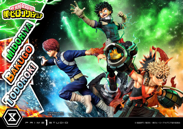 Prime 1 Studio Ultimate Premium Masterline My Hero Academia Midoriya, Bakugo & Todoroki | 4582535945798