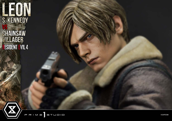 Prime 1 Studio Ultimate Premium Masterline Resident Evil 4 Leon S. Kennedy versus Chainsaw Villager | 4582647120878
