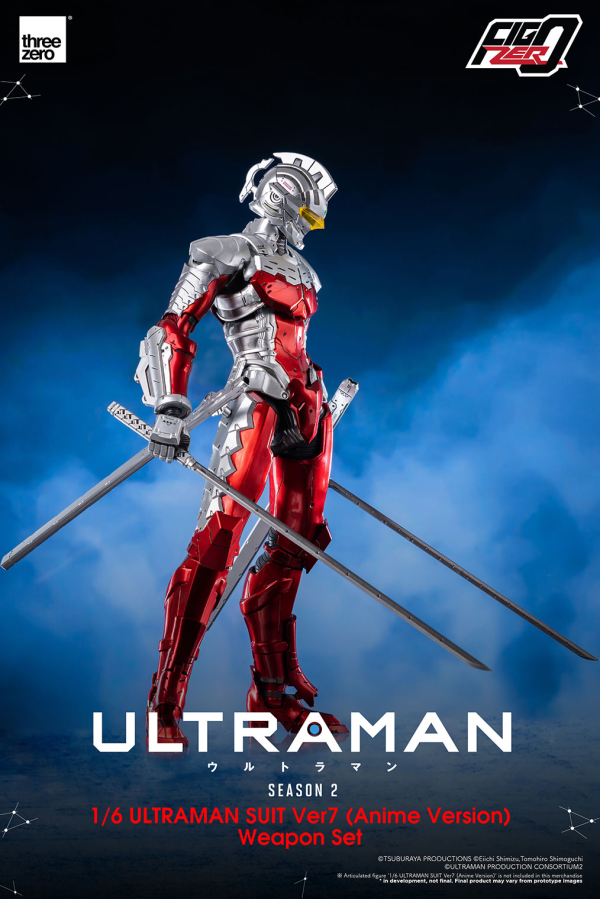 Three Zero FigZero 1/6 ULTRAMAN SUIT Ver7 (Anime Version) Weapon Set | 4897056209787