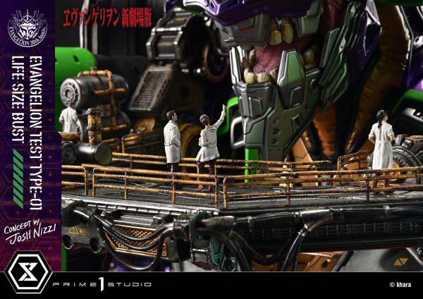 Prime 1 Studio Life Size Bust Evangelion Test Type-01 (Concept By Josh Nizzi) Bonus Version | 4582647121820