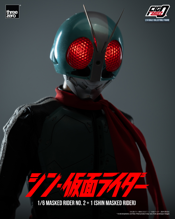 threezero SHIN MASKED RIDER - FigZero 1/6 Masked Rider No.2+1 (SHIN MASKED RIDER) | 4895250812376