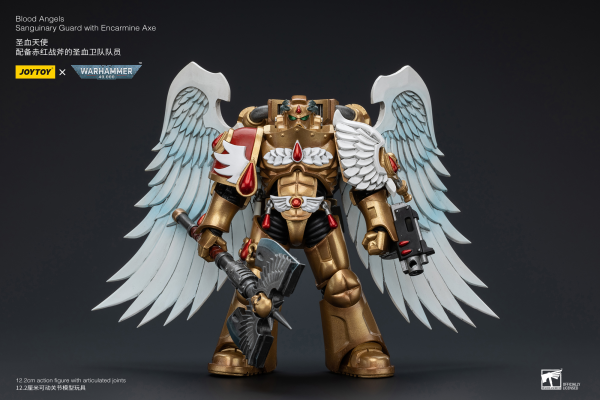 Joy Toy Blood Angels Sanguinary Guard with Encarmine Axe | 6973130376250