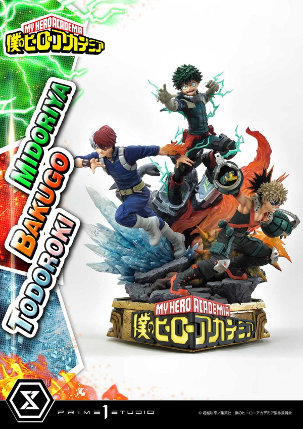 Prime 1 Studio Ultimate Premium Masterline My Hero Academia Midoriya, Bakugo & Todoroki Deluxe Version | 4582535945804