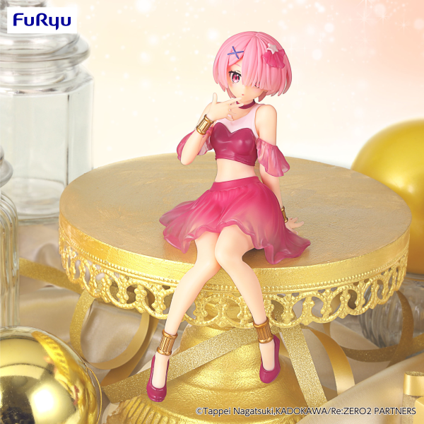 FuRyu Re:ZERO -Starting Life in Another World- Noodle Stopper Figure -Ram Twinkle Party Another Color ver.- | 4582782366896
