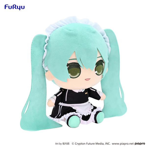 FURYU Corporation Hatsune Miku KYURUMARU Big Plush Toy -Sporty Maid- | 4582655073203