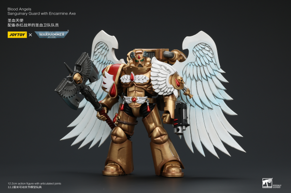 Joy Toy Blood Angels Sanguinary Guard with Encarmine Axe | 6973130376250