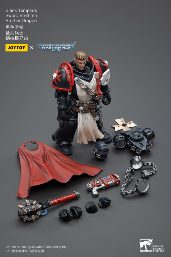 Joy Toy Black Templars Sword Brethren Brother Dragen | 6973130374867