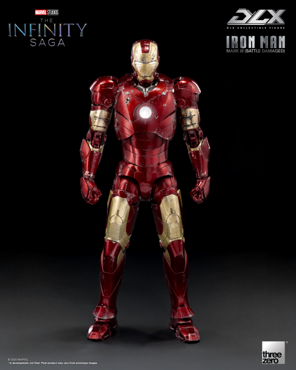 threezero Marvel Studios: The Infinity Saga DLX Iron Man Mark 3 (Battle Damaged) | 4895250817555