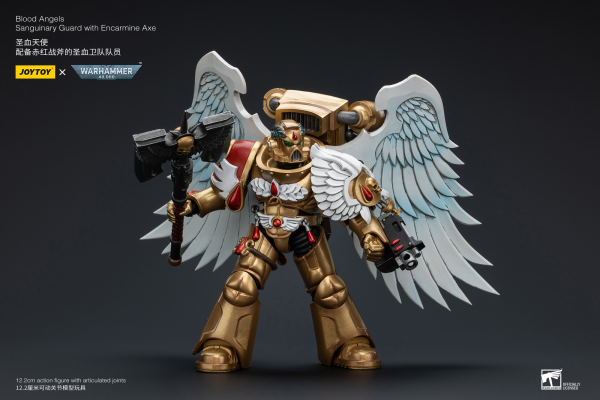 Joy Toy Blood Angels Sanguinary Guard with Encarmine Axe | 6973130376250