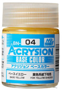 Mr Hobby ACRYSION BASE COLOR BASE YELLOW | 4973028737578