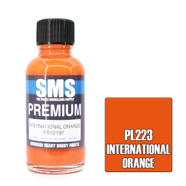 The Scale Modellers Supply (SMS) Premium INTERNATIONAL ORANGE FS12197 30ml | 744109798689