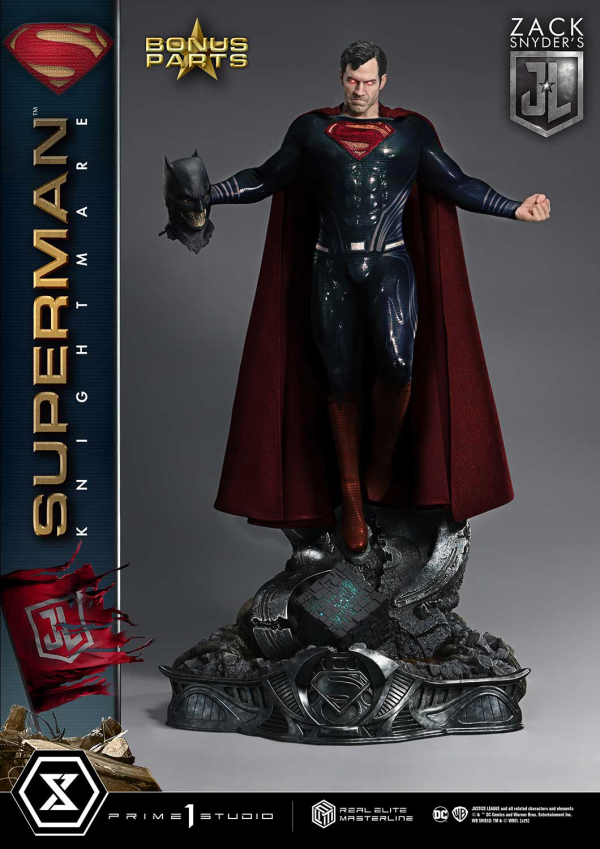 Prime 1 Studio Real Elite Masterline Justice League (Film) Superman Knightmare Color Edition DX Bonus Version | 4582647120984