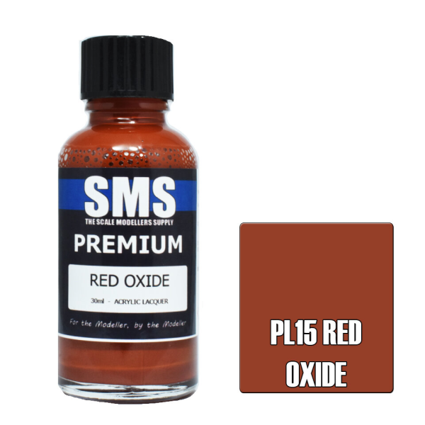 The Scale Modellers Supply (SMS) Premium RED OXIDE 30ml | 707959820962