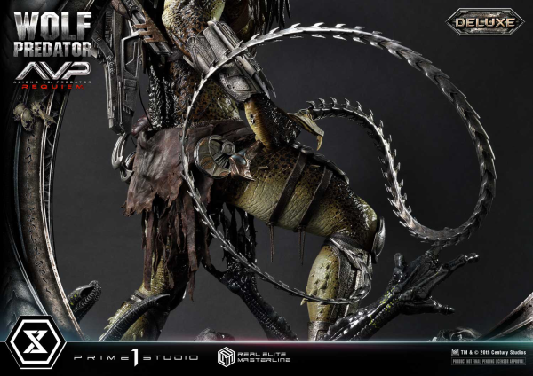 Prime 1 Studio Real Elite Masterline Aliens vs. Predator: Requiem Wolf Predator DX Bonus Version | 4582647121646