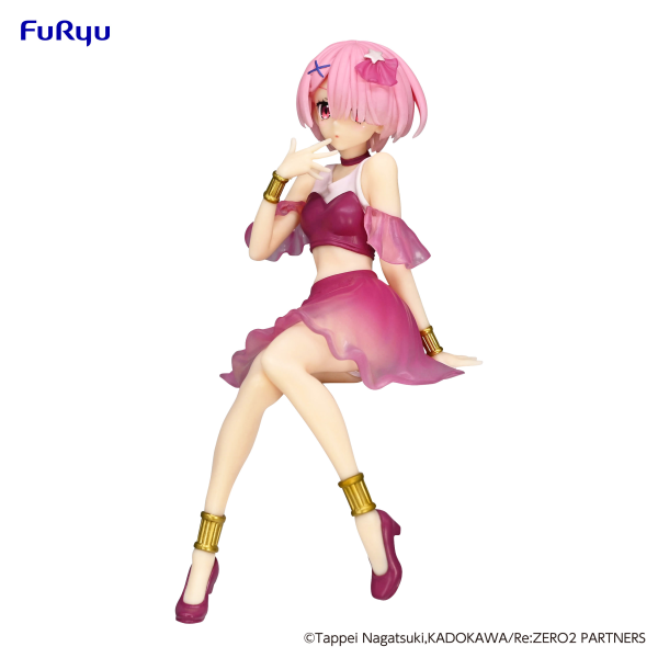 FuRyu Re:ZERO -Starting Life in Another World- Noodle Stopper Figure -Ram Twinkle Party Another Color ver.- | 4582782366896