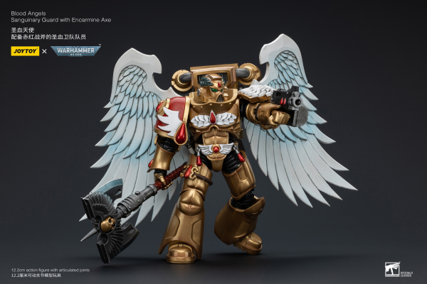 Joy Toy Blood Angels Sanguinary Guard with Encarmine Axe | 6973130376250