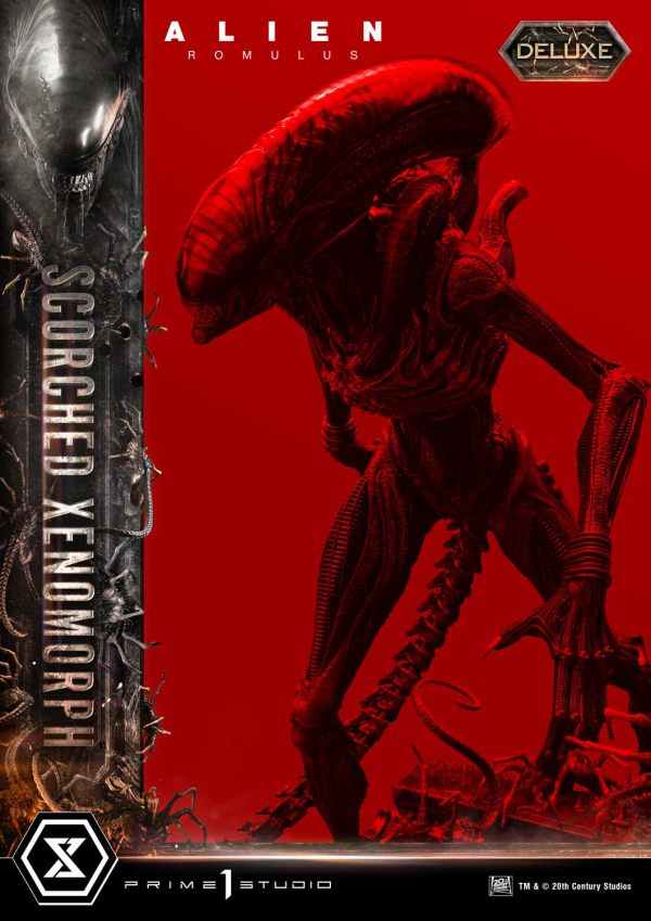 Prime 1 Studio Museum Masterline XL Alien: Romulus Scorched Xenomorph Deluxe Bonus Version | 4582647121875