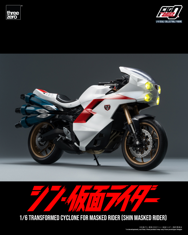 Three Zero FigZero 1/6 Transformed Cyclone for Masked Rider (SHIN MASKED RIDER) | 4895250807563